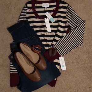 Olive + Oak Pullover Sweater, Large BNWT